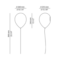 Estiluz Ballon 3050 Wandleuchte – Bild 8