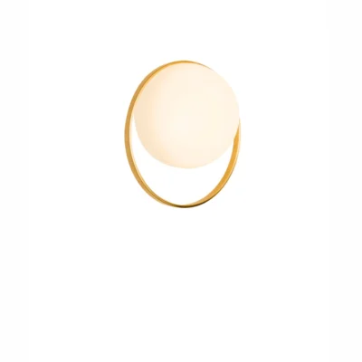 Estiluz Circ 3722 Indoor LED-Wandleuchte Satin Gold