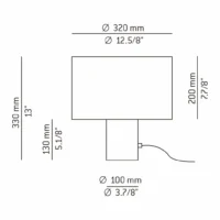 Estiluz Cyls 3906P Tischleuchte – Bild 8