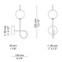 Estiluz Loop 4120 LED-Wandleuchte – Bild 7