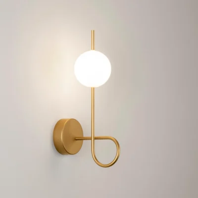Estiluz Loop 4120 LED-Wandleuchte Gold