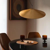 KDLN Kate 43 LED-Pendelleuchte Blattgold Ambiente