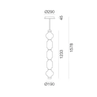 Artemide Alambicco Suspension Vertical Pendelleuchte – Bild 4