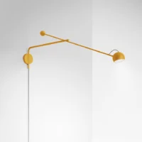 Artemide Ixa Wall Arm Plug LED-Wandleuchte Gelb