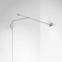 Artemide Ixa Wall Arm Plug LED-Wandleuchte Weiss Grau