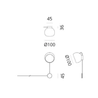 Artemide Ixa Wall Spot Plug Wandleuchte – Bild 8