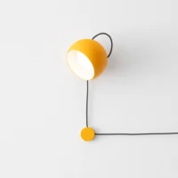 Artemide Ixa Wall Spot Plug Wandleuchte Gelb