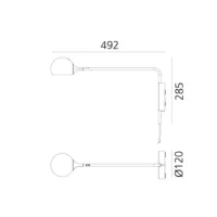 Artemide Ixa Wall Plug LED-Wandleuchte – Bild 7