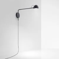 Artemide Ixa Wall Plug LED-Wandleuchte Anthrazit