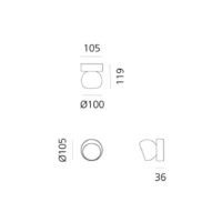 Artemide Ixa Wall Spot LED-Wandleuchte – Bild 8