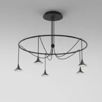 Artemide Unterlinden Chandelier Ring Kronleuchter Aluminium