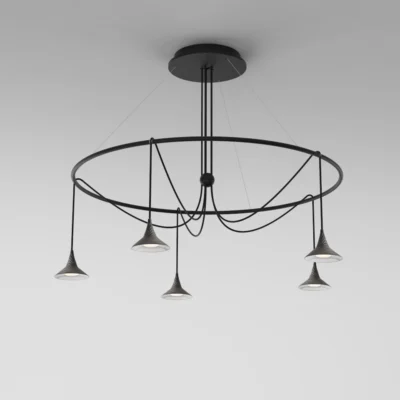 Artemide Unterlinden Chandelier Ring Kronleuchter Aluminium