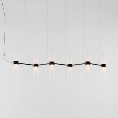Artemide Zephyr Linear Pendelleuchte Schwarz