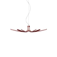 Foscarini Asteria 105 LED-Pendelleuchte Dark Red