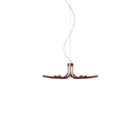 Foscarini Asteria 65 LED-Pendelleuchte Dark Red