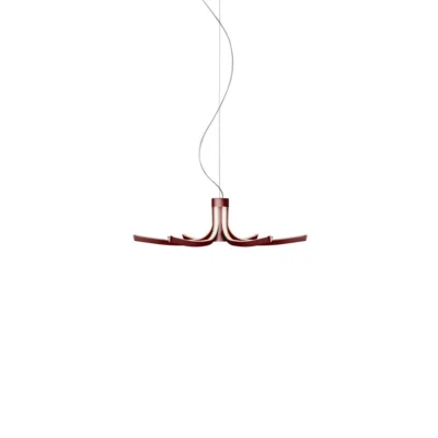 Foscarini Asteria 65 LED-Pendelleuchte Dark Red