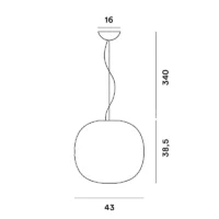 Foscarini Gem LED-Pendelleuchte – Bild 7
