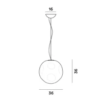 Foscarini Hoba Grande LED-Pendelleuchte – Bild 9