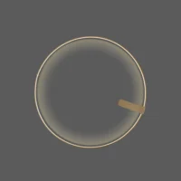 Holtkötter Circular L LED-Wandleuchte Bronze