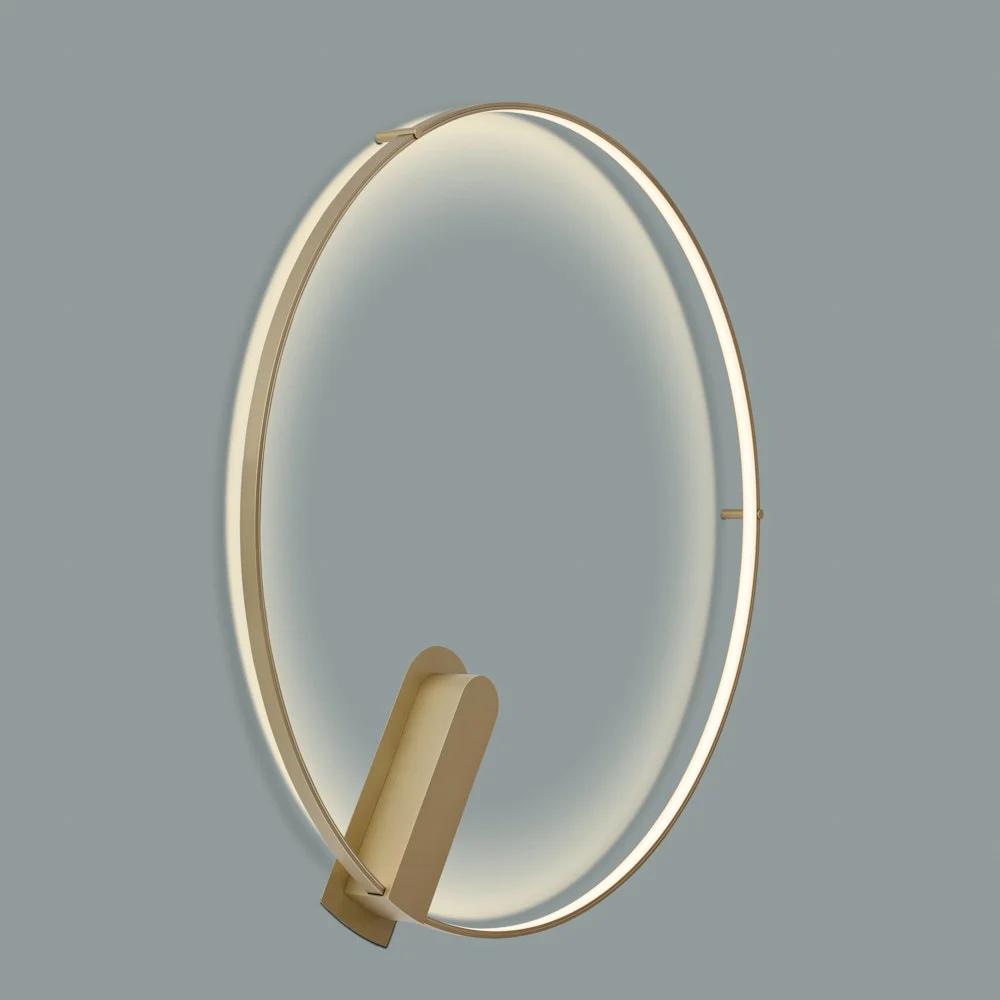 Holtkötter Circular M LED-Wandleuchte Bronze