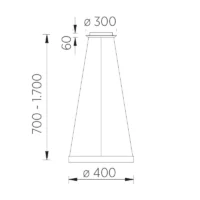 KNAPSTEIN Sara-40 LED-Pendelleuchte – Bild 5