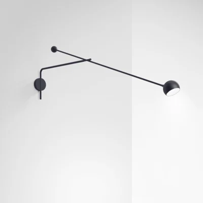 Artemide Ixa XL Wall Wandleuchte mit Arm Dim to Warm Anthrazit