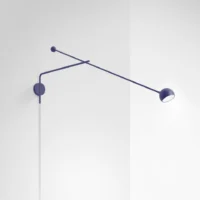 Artemide Ixa XL Wall Wandleuchte mit Arm - Dim to Warm Plug Blau