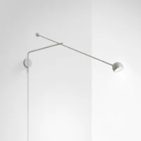 Artemide Ixa XL Wall Wandleuchte mit Arm - Dim to Warm Plug Weiss Grau