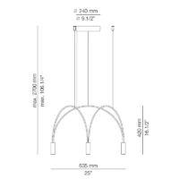 Estiluz Volta 3565S LED-Pendelleuchte – Bild 7
