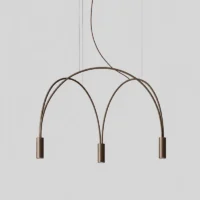 Estiluz Volta 3566S LED-Pendelleuchte bronze