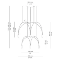 Estiluz Volta R25S.2T LED-Pendelleuchte – Bild 6