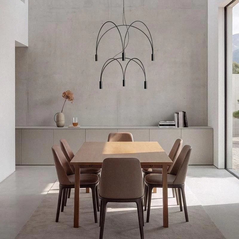 Estiluz Volta R25S.2T LED-Pendelleuchte im Wohnraum