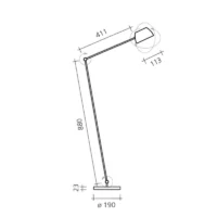 Baltensweiler IRIO L LED-Leseleuchte – Bild 9