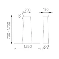 Knapstein ELIN-135 LED-Pendelleuchte – Bild 6