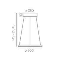 Knapstein MELISA-60 LED-Pendelleuchte – Bild 5