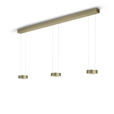 Knapstein ZERA-3-Max LED-Pendelleuchte dreiflammig Effect Bronze
